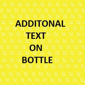 Additional Text on Water Bottle
