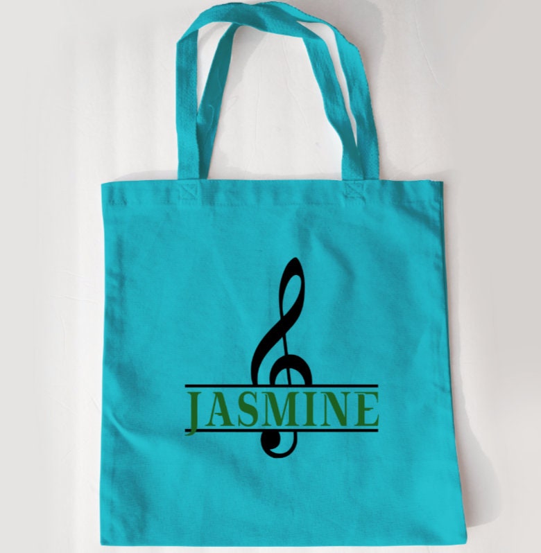 Music Tote | Personalized Tote | Personalized Music Tote Bag | Custom Music Tote | Personalized Music Tote | Music Teacher Gift | bulk order