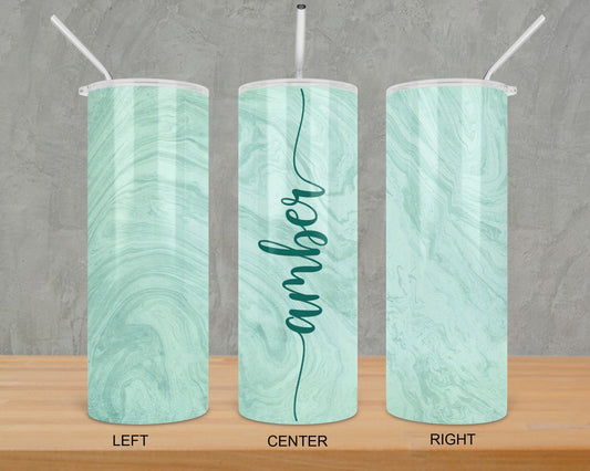 Personalized Tumbler, Insulated Tumbler,Custom Tumbler, Tumbler with Straw, Skinny Tumbler, Bridesmaid Proposal, Personalized Marble Tumbler