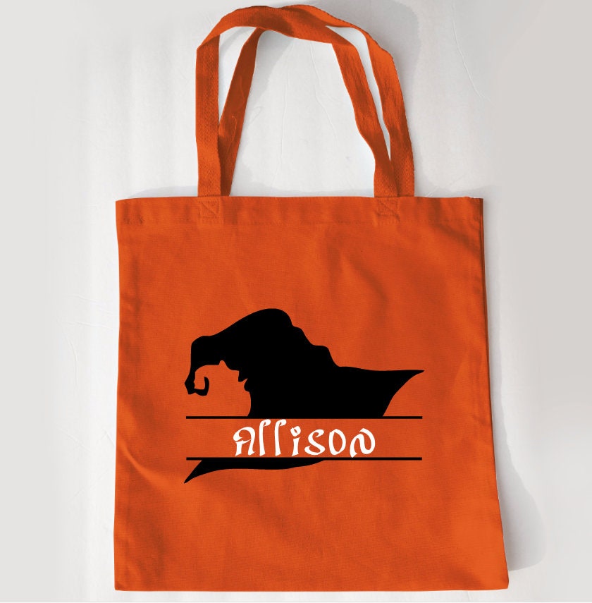 Jack o  lantern tote, Halloween, Treat Bags