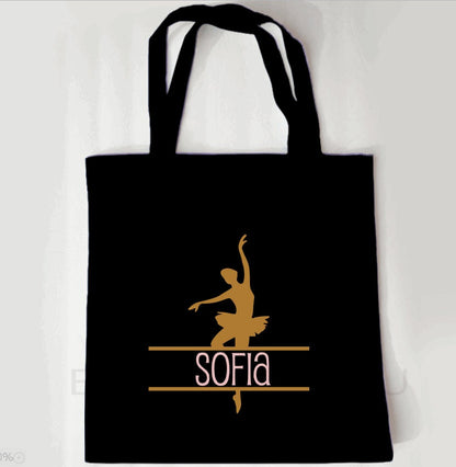 Ballet gifts, Ballet Tote, Personalized Ballet Tote Bag,  Custom Ballet Tote, Personalized Ballet Tote, Ballet Teacher Gifts, Dancer Tote