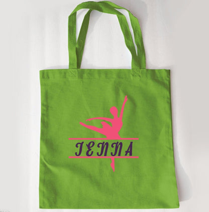 Ballet gifts, Ballet Tote, Personalized Ballet Tote Bag,  Custom Ballet Tote, Personalized Ballet Tote, Ballet Teacher Gifts, Dancer Tote