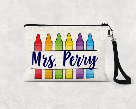 Personalized Teacher Gift, Gift for Teacher, End of Year Teacher Gift, Teacher Appreciation,Pencil Pouch,Personalized Makeup Bag,School Gift